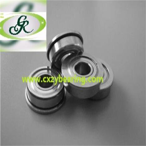 China Manufacture F601xzz R5-615zz 1.5X6X3 Flanged Bearing