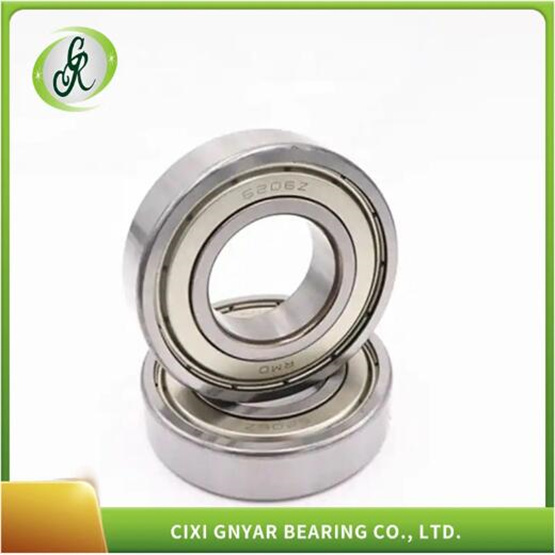 Custom Various 6200 6201 6203 6204 6205-2RS 6202 Silver Double Row Ball Bearing 16949 Bearing